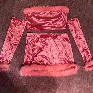 Size L, Hot Pink, 3 piece